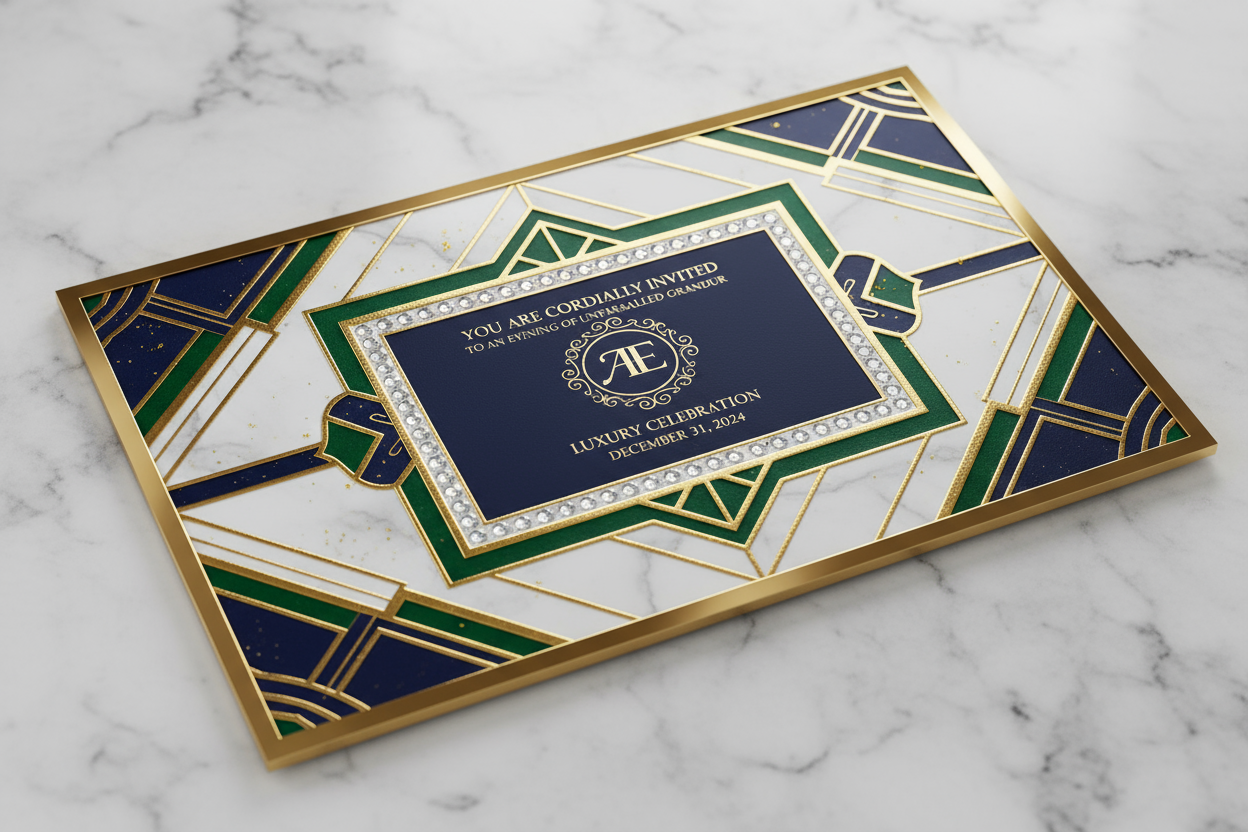 Création d’invitation (mariage, anniversaire, professionnel), luxe