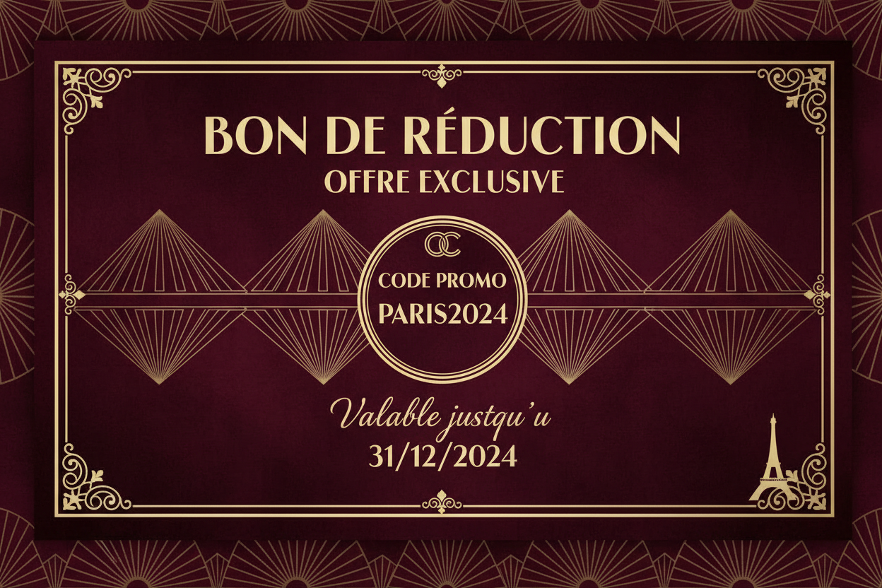 Création de bon de réduction / offre promo luxe pro en fr