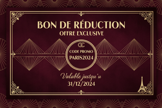 Création de bon de réduction / offre promo luxe pro en fr